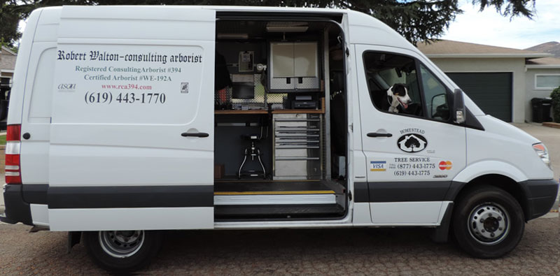 Arborist Van and Equipment